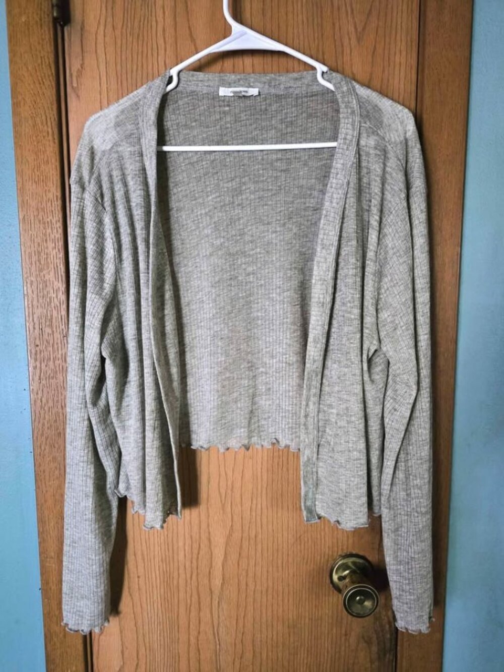 Size XL Maurices Gray Long Sleeve Cardigan